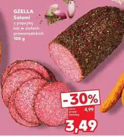 Kaufland Salami z papryką GZELLA oferta