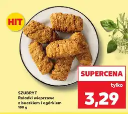 Kaufland Roladki wieprzowe z boczkiem i ogórkiem SZUBRYT oferta