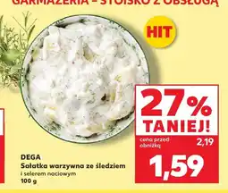 Kaufland Sałatka warzywna ze śledziem i selerem naciowym DEGA oferta
