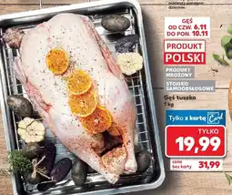 Kaufland Gęś mrożona 1 kg Kaufland oferta