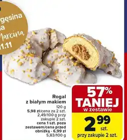 Carrefour Rogal z białym makiem Carrefour oferta