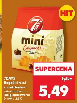 Kaufland Rogaliki mini 7DAYS z nadzieniem różne rodzaje 185g oferta