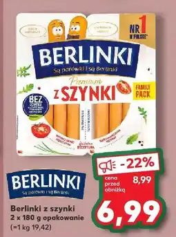 Kaufland Berlinki z szynki BERLINKI oferta