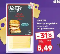 Kaufland Plastry wegańskie różne smaki VIOLIFE oferta