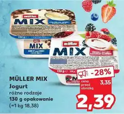 Kaufland Jogurt Müller Mix różne rodzaje oferta