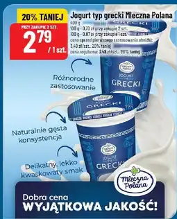 Polomarket Jogurt typ grecki Mleczna Polana oferta