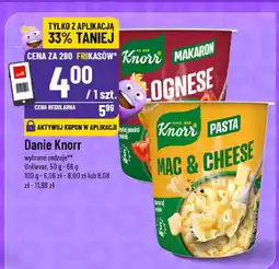 Polomarket Danie Knorr Mac & Cheese lub Bolognese oferta
