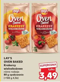 Kaufland Krakersy Lay's Oven Baked wielozbożowe różne rodzaje 80 g oferta