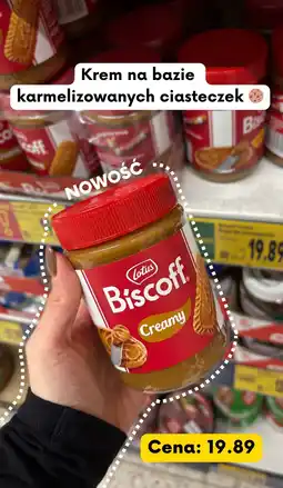 Kaufland Krem Lotus Biscoff Creamy na bazie karmelizowanych ciasteczek oferta