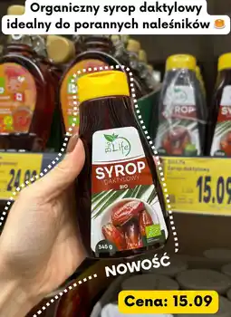 Kaufland Syrop daktylowy BioLife BIO organiczny oferta