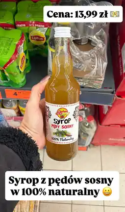 Biedronka Syrop z pędów sosny 100% naturalny GórWit oferta