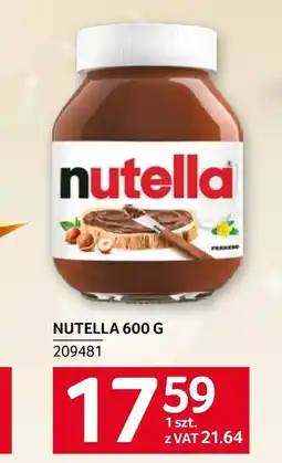 Selgros Krem czekoladowy Nutella oferta