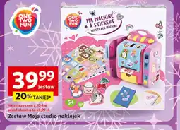 Auchan Zestaw naklejek One Two Fun oferta