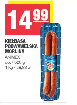 EuroSPAR Kiełbasa podwawelska Morliny oferta