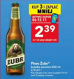 Lewiatan Piwo Żubr oferta
