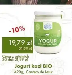 Organic Farma Zdrowia Jogurt kozi Cantero de letur oferta