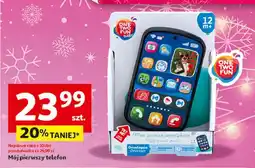 Auchan Mój pierwszy telefon One Two Fun oferta