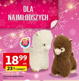 Auchan Lama pluszowa 30 cm One Two Fun oferta
