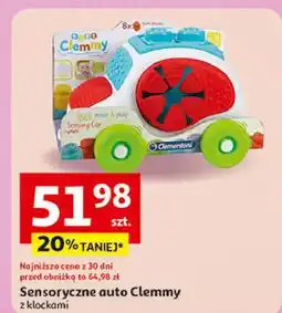 Auchan Auto sensoryczne clemmy Clementoni oferta