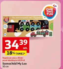 Auchan Samochód my leo 30 cm One Two Fun oferta