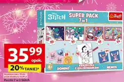 Auchan Puzzle 7w1 stitch Trefl oferta