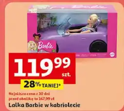 Auchan Lalka barbie w modnym kabriolecie Barbie oferta