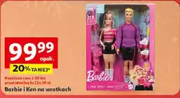 Auchan Barbie i ken na wrotkach Mattel oferta