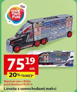 Auchan Laweta z samochodoami maksi One Two Fun oferta