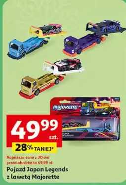 Auchan Pojazd japan legends z lawetą Majorette oferta