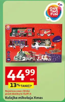 Auchan Kolejka mikołaja One Two Fun oferta