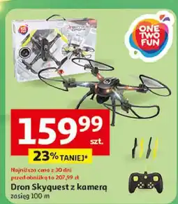 Auchan Dron skyquest z kamerą One Two Fun oferta