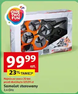 Auchan Samolot sterowany One Two Fun oferta