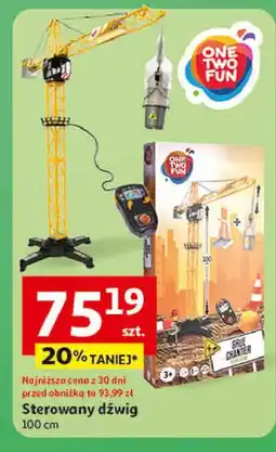 Auchan Dźwig sterowany 100 cm One Two Fun oferta