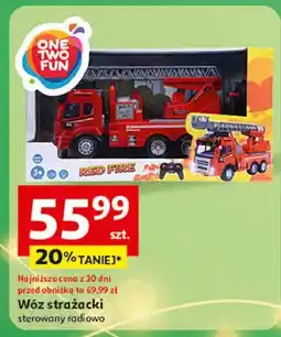 Auchan Wóz strażacki One Two Fun oferta