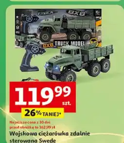 Auchan Wojskowa ciężarówka Swede oferta