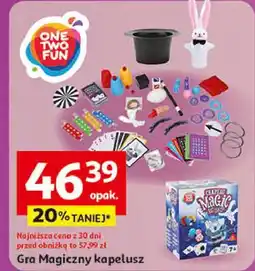 Auchan Gra magiczny kapelusz One Two Fun oferta