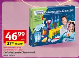 Auchan Naukowa zabawa doświadczenia chemiczne Clementoni oferta