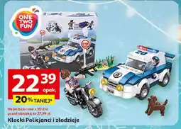Auchan Klocki policjanci i złodzieje One Two Fun oferta