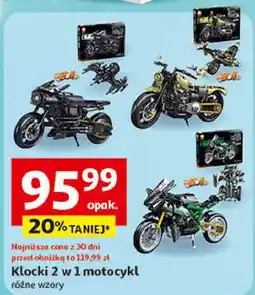 Auchan Klocki 2w1 motocykl oferta
