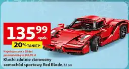 Auchan Samochód z klocków red blade 32 cm oferta