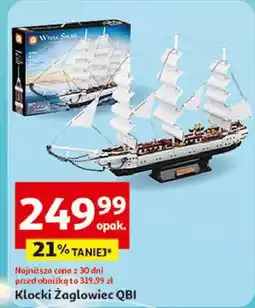 Auchan Klocki żaglowiec Qbi oferta