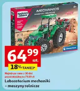 Auchan Laboratorium mechaniki maszyny rolnicze Clementoni oferta