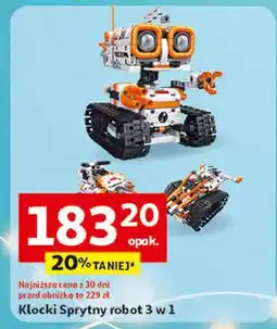 Auchan Klocki sprytny robot 3w1 oferta