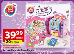 Auchan Moje studio naklejek One Two Fun oferta