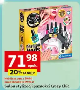Auchan Crazy chic salon stylizacji paznokci Clementoni oferta