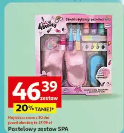 Auchan Pastelowy zestaw spa oferta