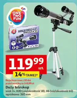 Auchan Teleskop duży One Two Fun oferta