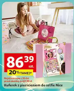 Auchan Kuferek z pierścionkiem do selfie nice oferta