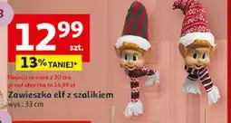 Auchan Zawieszka elf z szalikiem 33 cm oferta