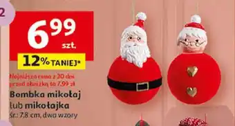 Auchan Bombka mikołajka oferta